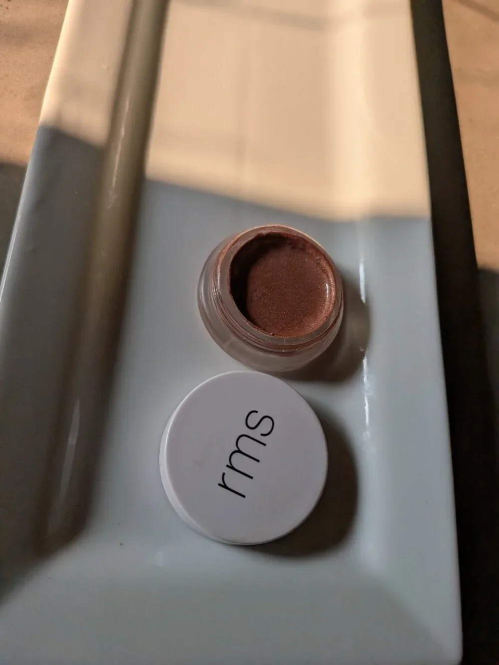 RMS Beauty Lip2Cheek Tint in Crystal Slipper | Barely Used Cream Blush & Lip